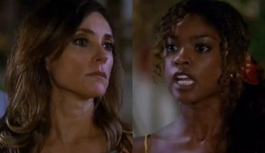 Tereza Cristina (Christiane Torloni) e Dagmar (Cris Vianna) de Fina Estampa