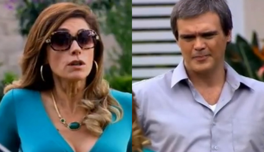 Tereza Cristina (Christiane Torloni) e René (Dalton Vigh) de Fina Estampa