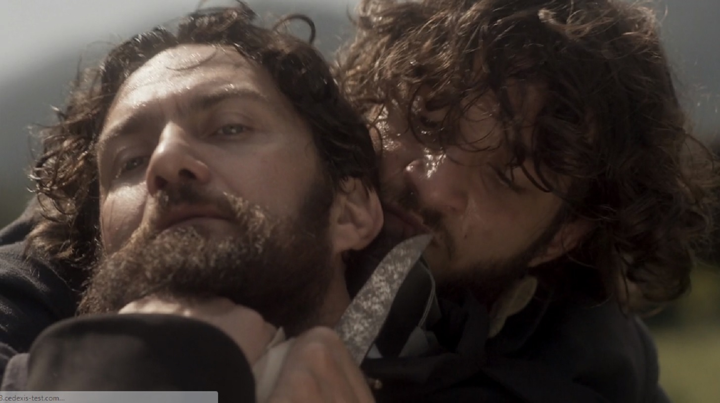 Thomas (Gabriel Braga Nunes) e Joaquim (Chay Suede) em Novo Mundo