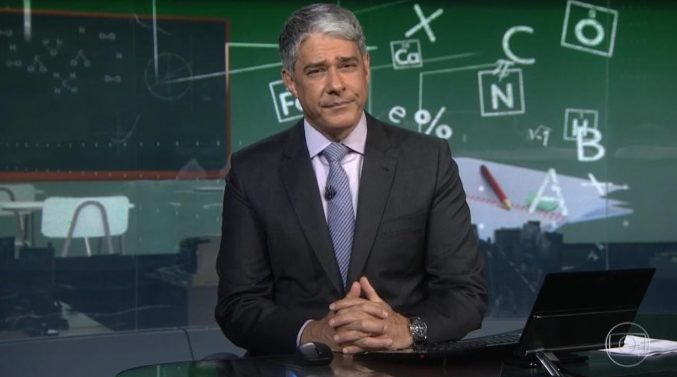 William Bonner no Jornal Nacional