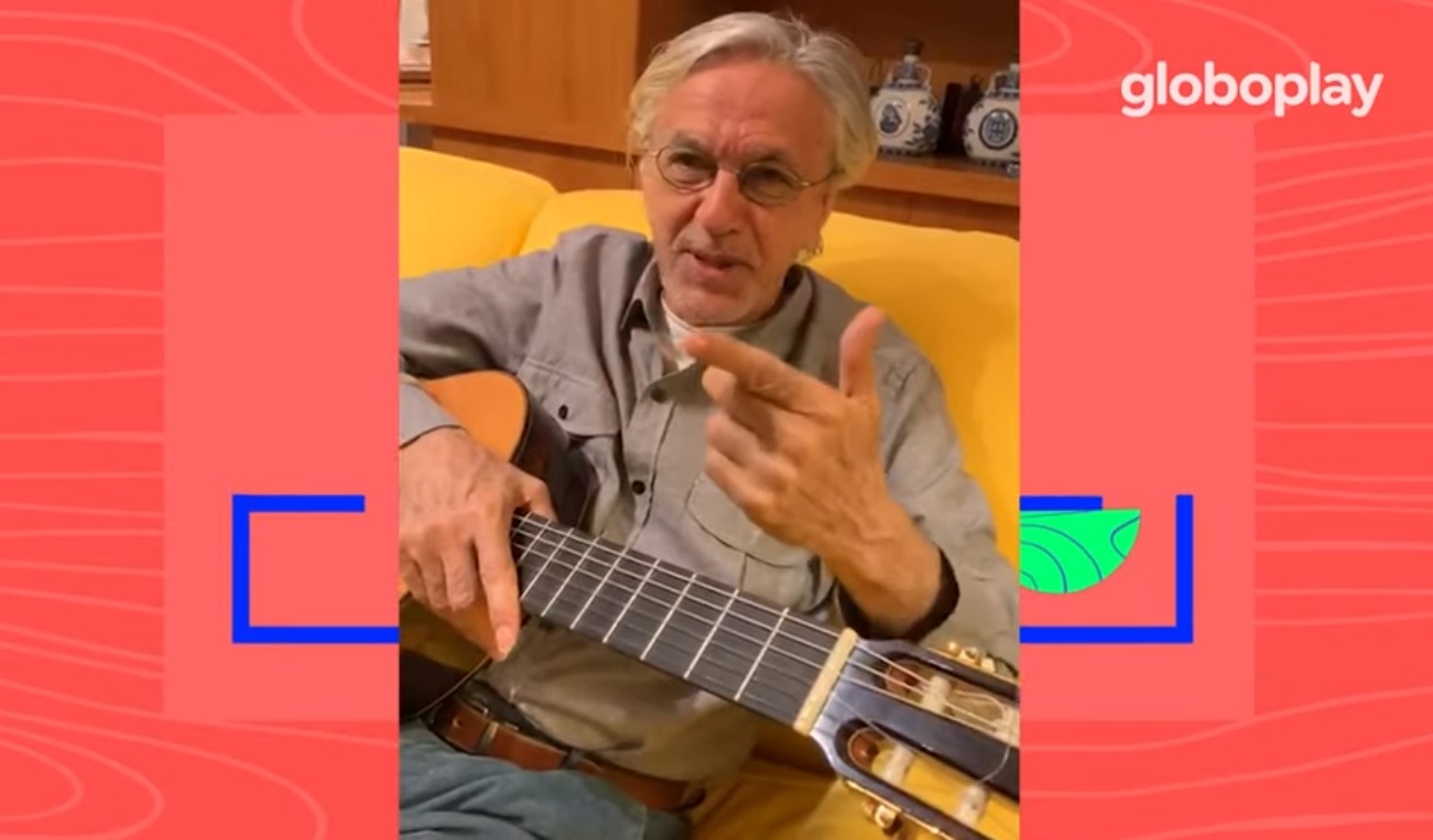 Caetano Veloso na chamada do Globoplay