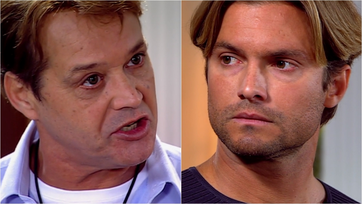 Aristóteles e Danilo em cena de Os Mutantes (Reprodução: PlayPlus)