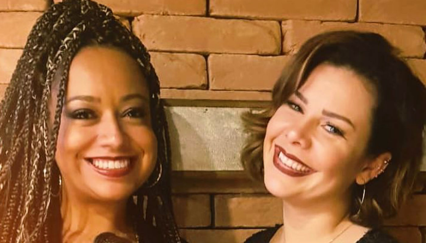 As atrizes Aretha Oliveira e Fernanda Souza (Reprodução)