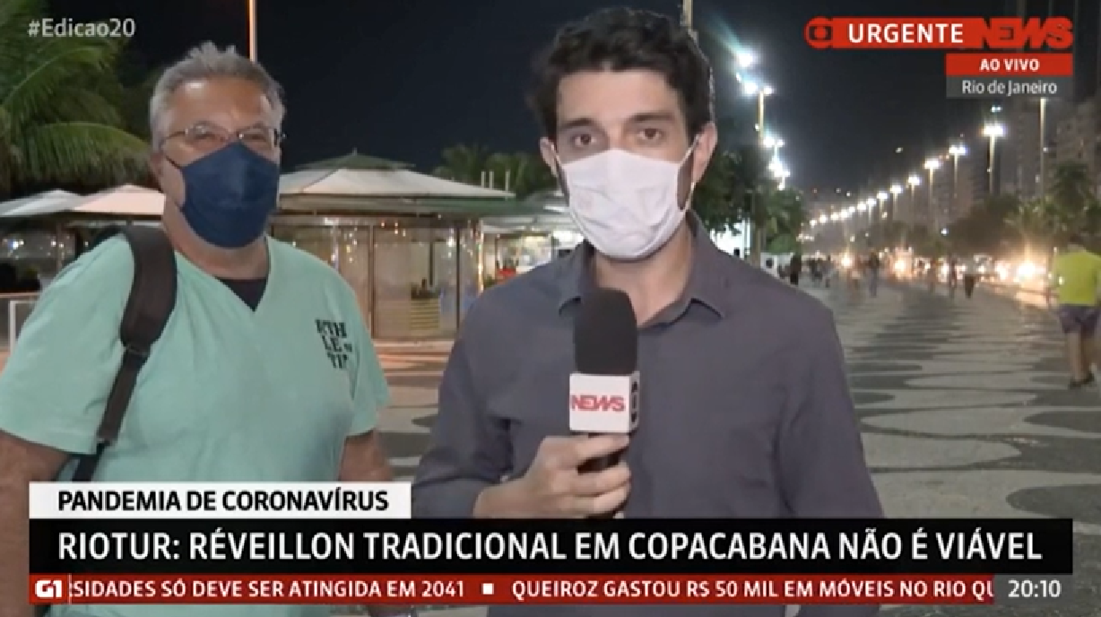 Victor Ferreira na GloboNews (Reprodução / Twitter)
