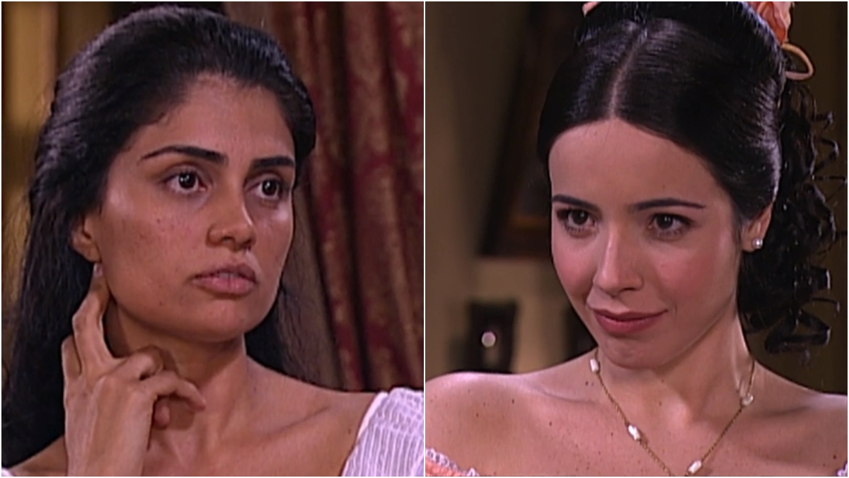Branca e Rosa se unem (Reprodução: PlayPlus)