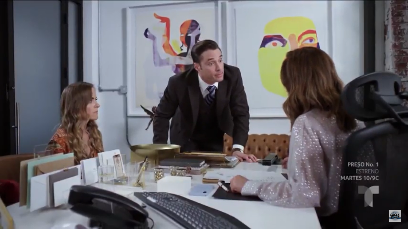 Rodolfo Salas, Paloma Márquez e Sabrina Seara como Daniel, Malu e Marcela em Betty, a Feia em Nova York (Reprodução / YouTube)
