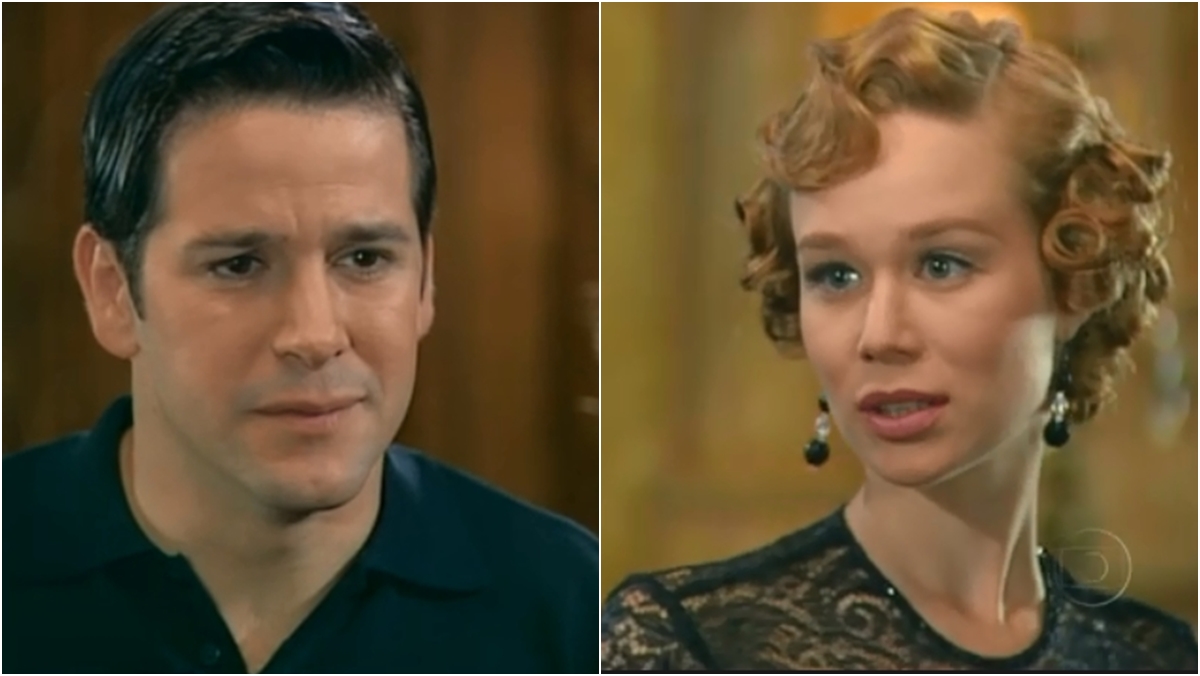 Ana Francisca e Danilo em Chocolate com Pimenta (Reprodução: Globo)