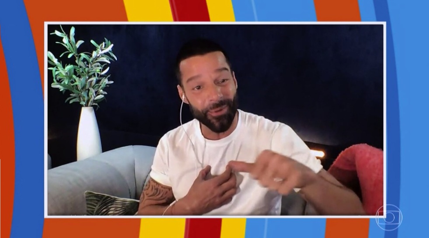 Ricky Martin no Caldeirão do Huck (Reprodução / Globo)