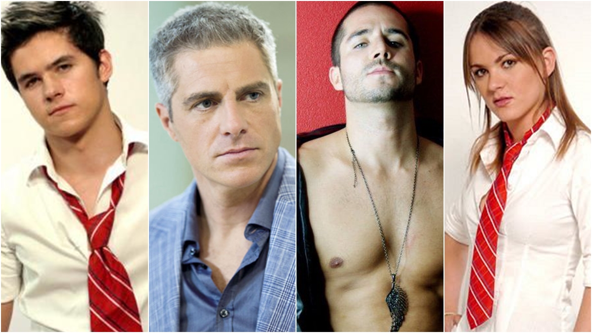 Eleazer Gómez, Lisardo, José Ron e Zoraida Goméz eram do elenco de Rebelde (Foto/Montagem)
