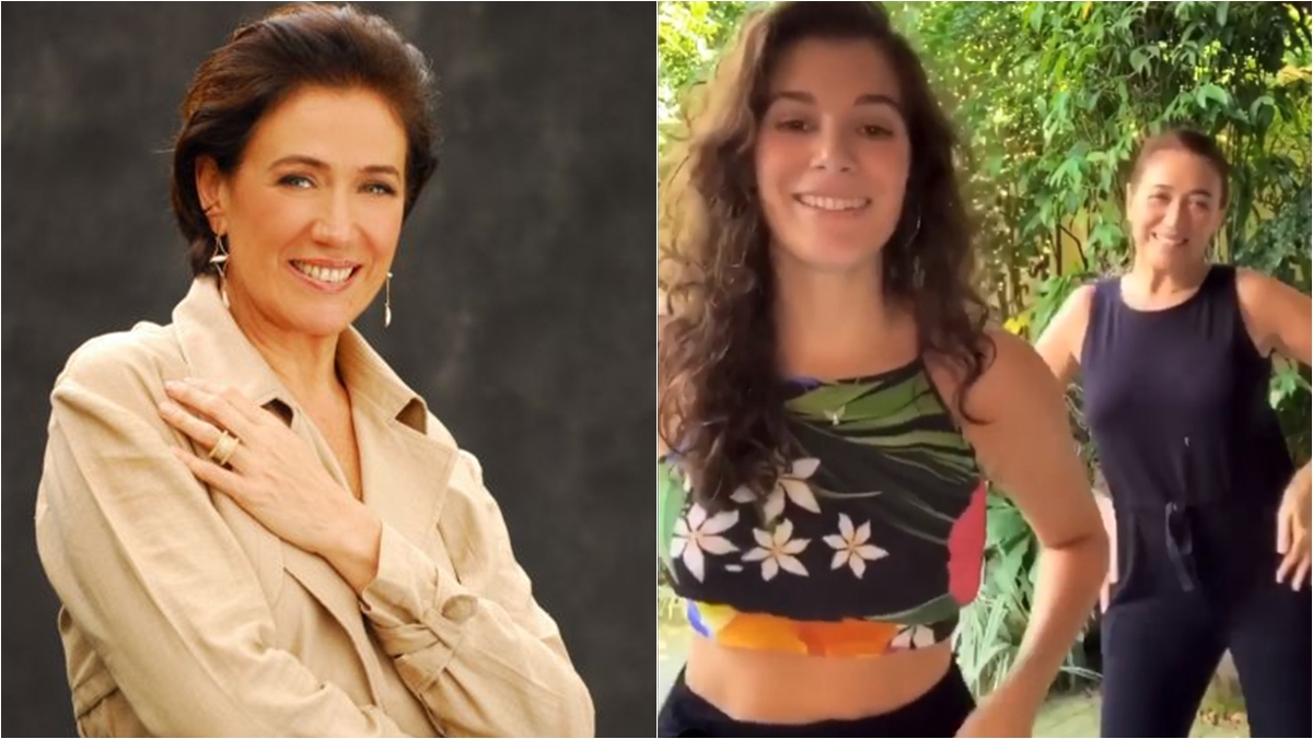 Lília Cabral e a filha Giulia Bertolli dançam Desce pro Play (Reprodução: Instagram)
