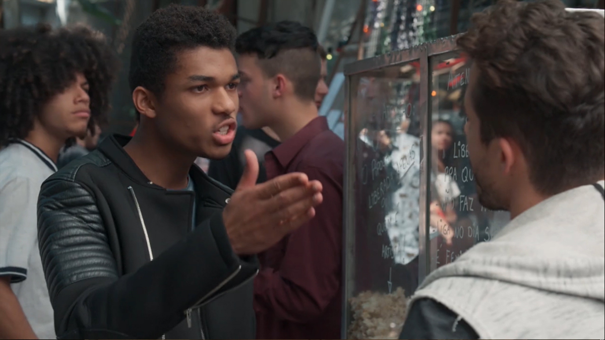Anderson (Juan Paiva) e Max (Fábio Beltrão) em Malhação