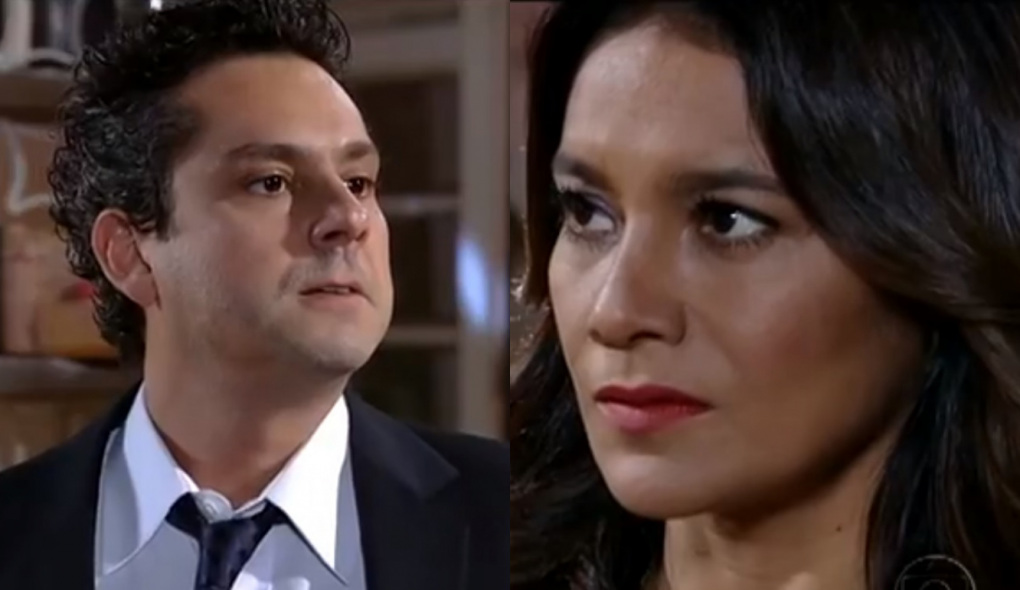 Baltazar (Alexandre Nero) e Celeste (Dira Paes) de Fina Estampa
