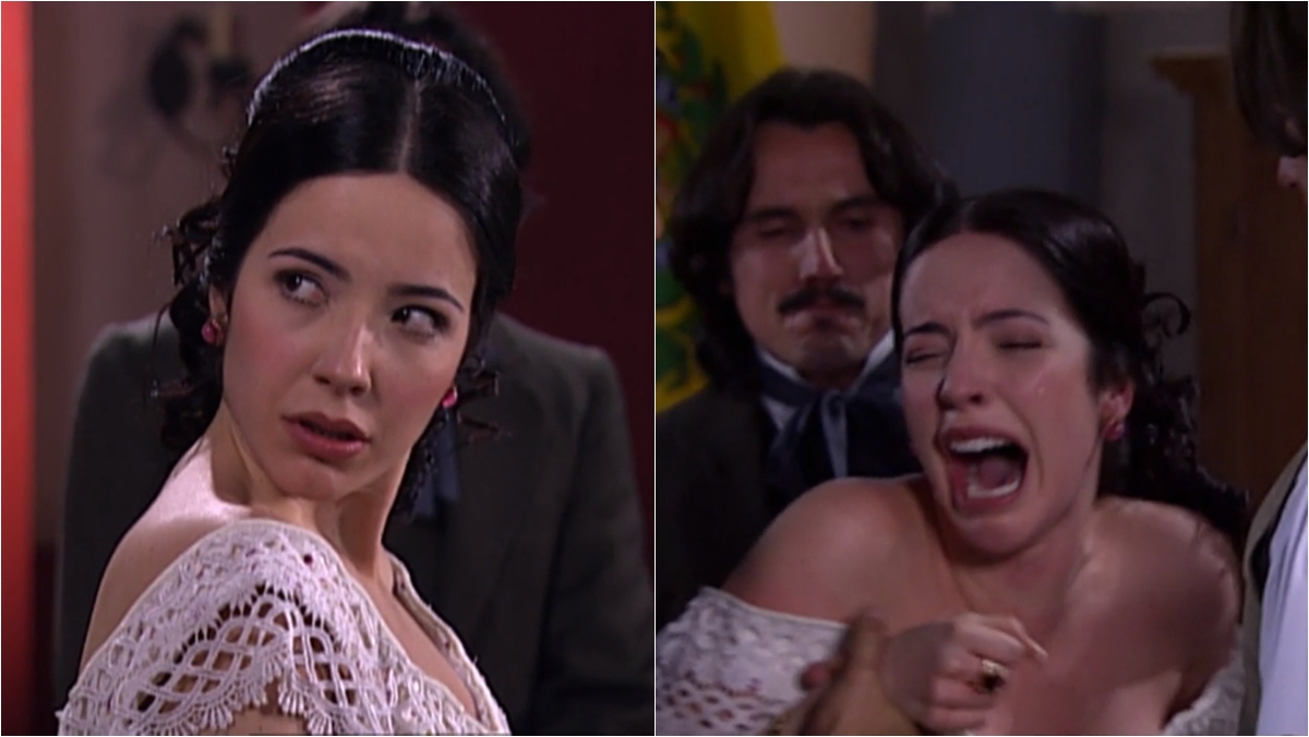Branca é presa em clínica para loucos (Reprodução: PlayPlus)