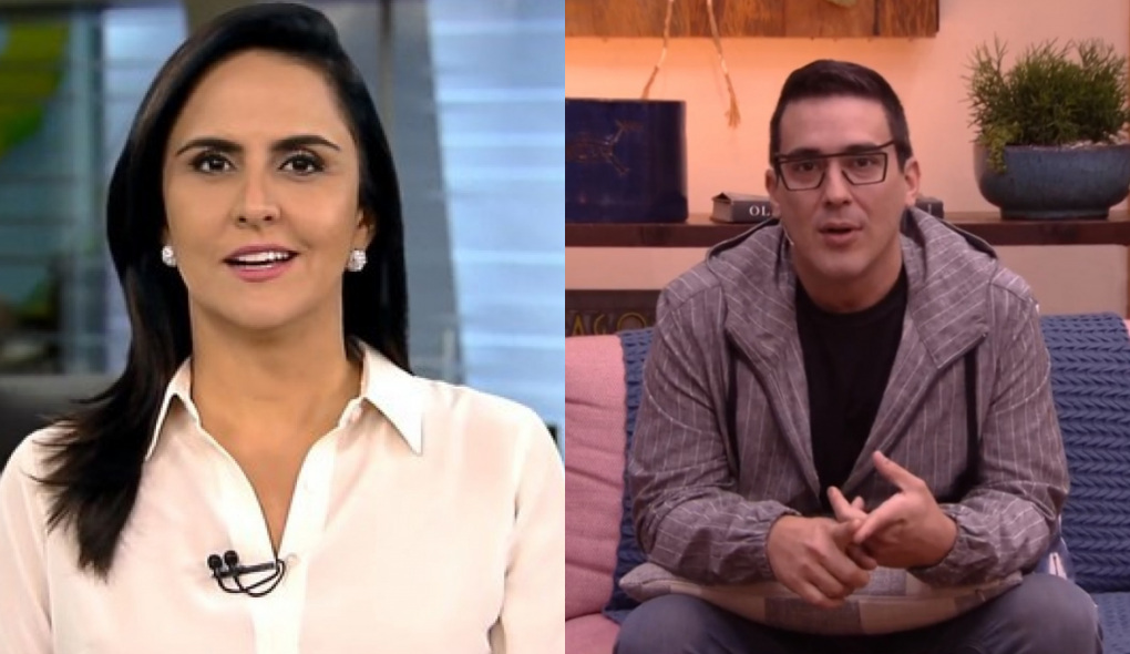 Carla Cecato no Fala Brasil e André Marques no É de Casa