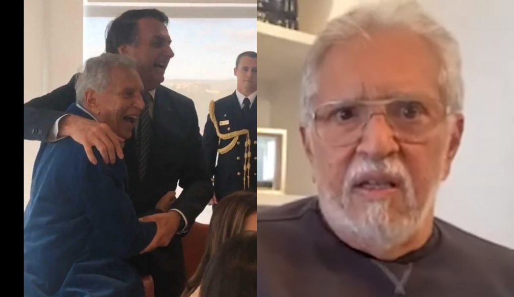Carlos Alberto de Nóbrega e Jair Bolsonaro