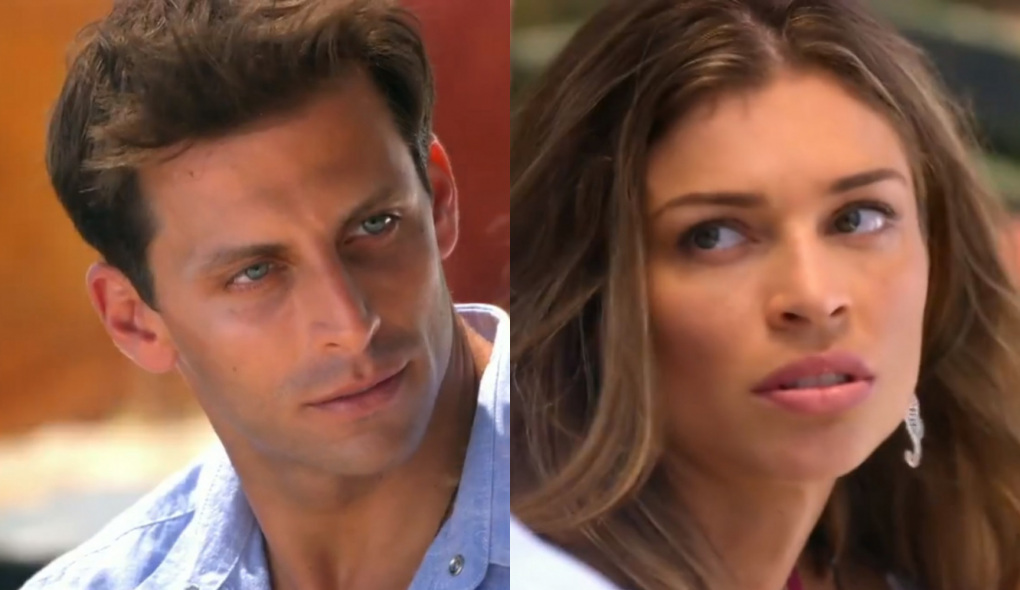 Cassiano (Henri Castelli) e Ester (Grazi Massafera) de Flor do Caribe