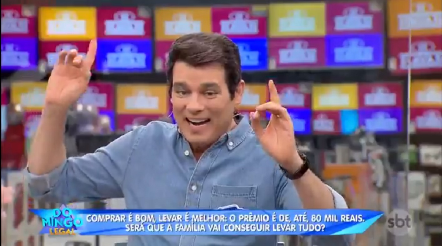 Celso Portiolli no Domingo Legal