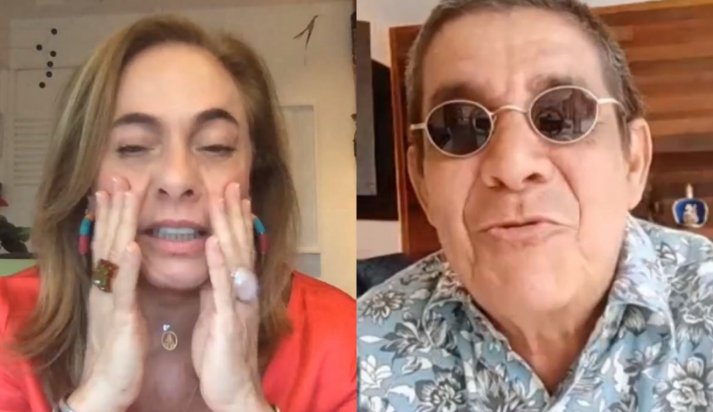 Cissa Guimarães e Zeca Pagodinho no É de Casa