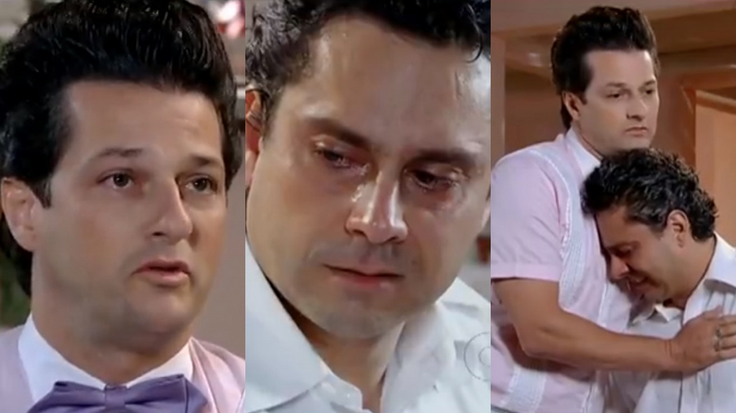 Crô (Marcelo Serrado) e Baltazar (Alexandre Nero) de Fina Estampa