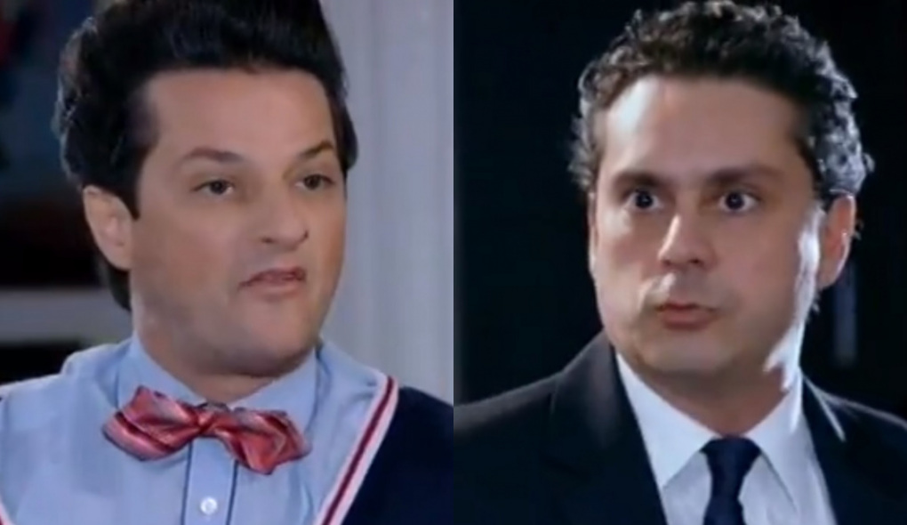 Crô (Marcelo Serrado) e Baltazar (Alexandre Nero) de Fina Estampa