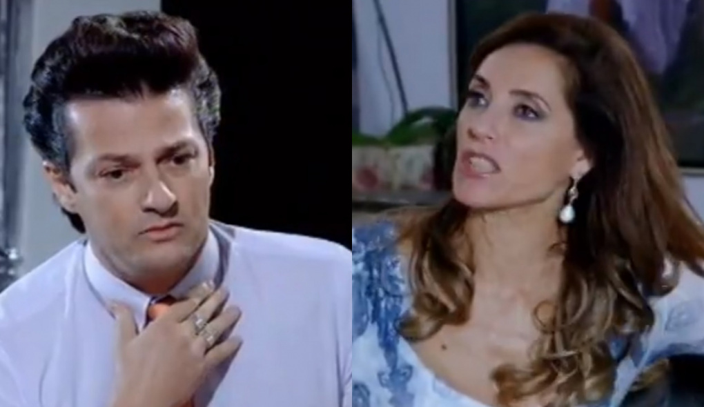Crô (Marcelo Serrado) e Tereza Cristina (Christiane Torloni) de Fina Estampa