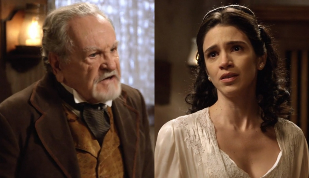 Custódio (Antonio Petrin) e Teresa (Roberta Gualda) de Escrava Mãe