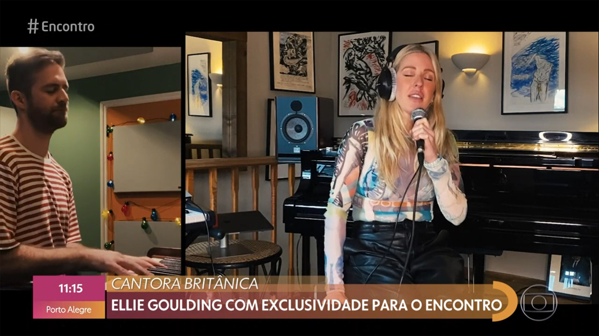 Ellie Goulding no Encontro