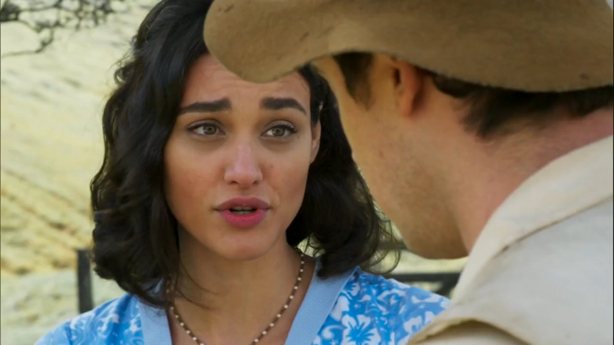 Filomena (Débora Nascimento) e Candinho (Sergio Guizé) em Êta Mundo Bom!