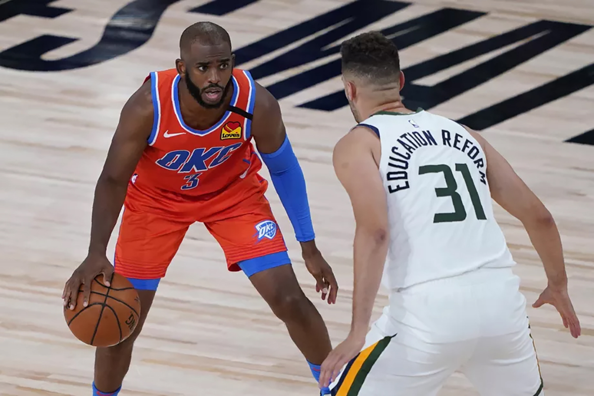 Georges Niang e Chris Paul