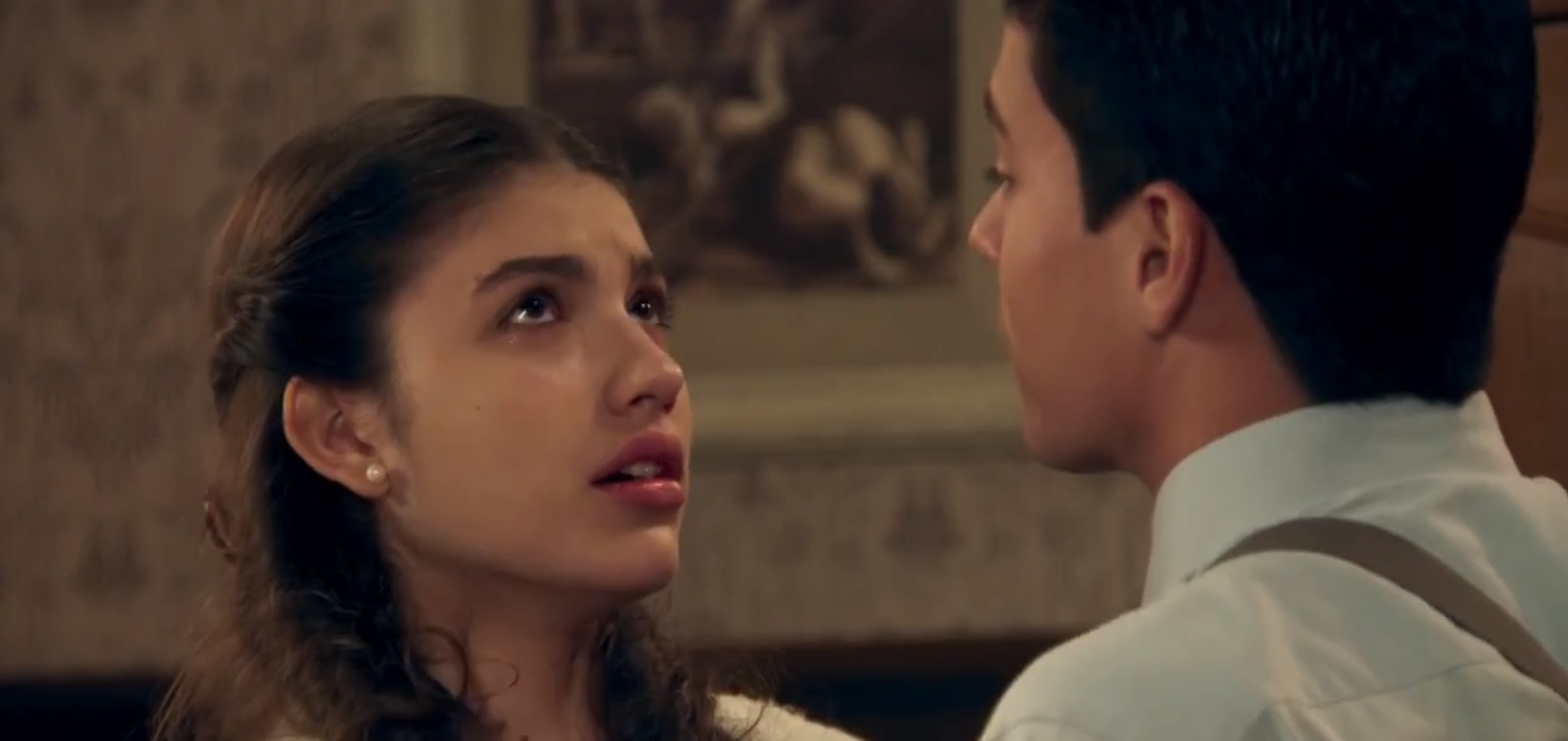 Gerusa (Giovanna Grigio) e Osório (Arthur Aguiar) de Êta Mundo Bom!