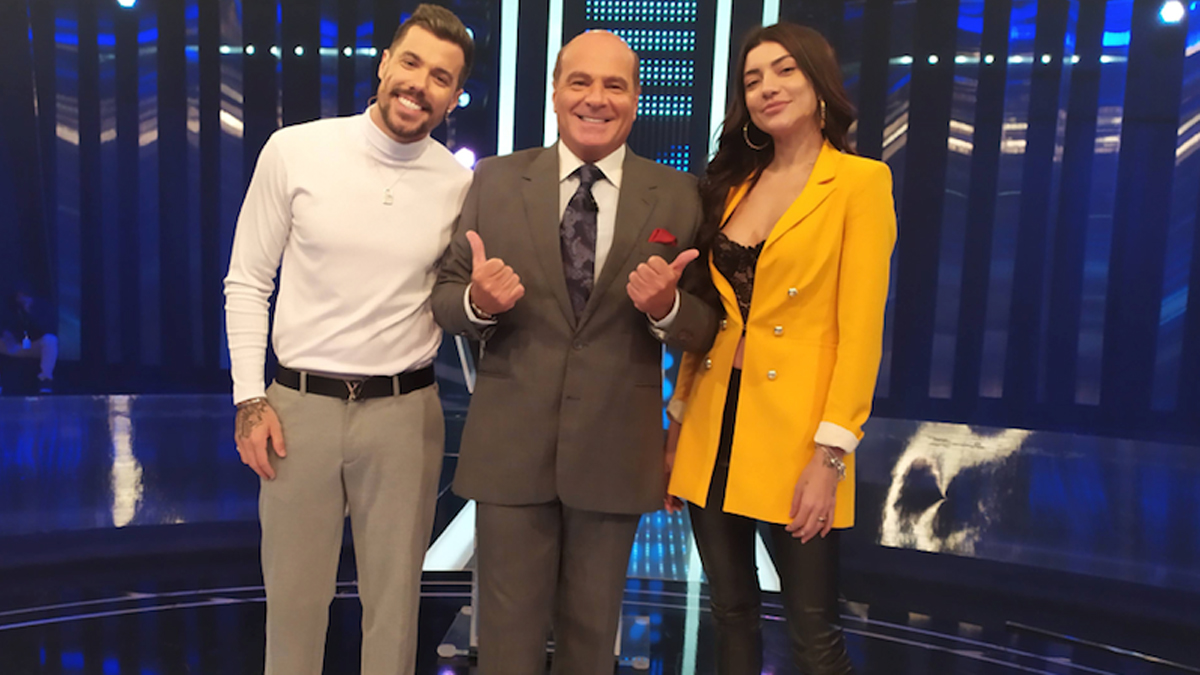 Lipe Ribeiro, Marcelo de Carvalho e Gabi Prado no Mega Senha