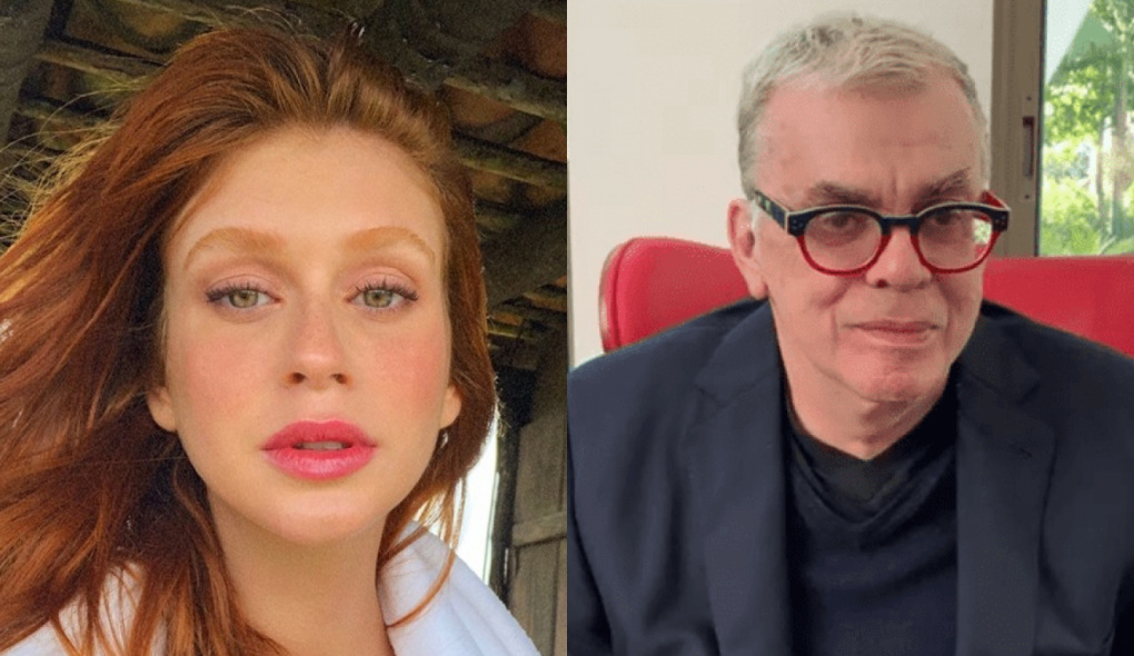 Marina Ruy Barbosa e Walcyr Carrasco
