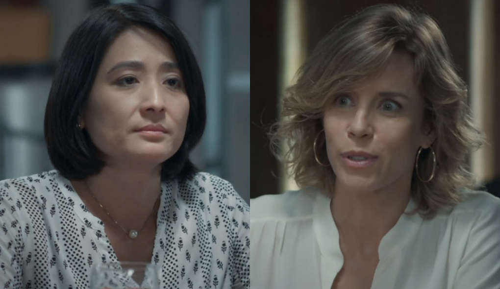 Mitsuko (Lina Agifu) e Malu (Daniela Galli) de Malhação - Viva a Diferença