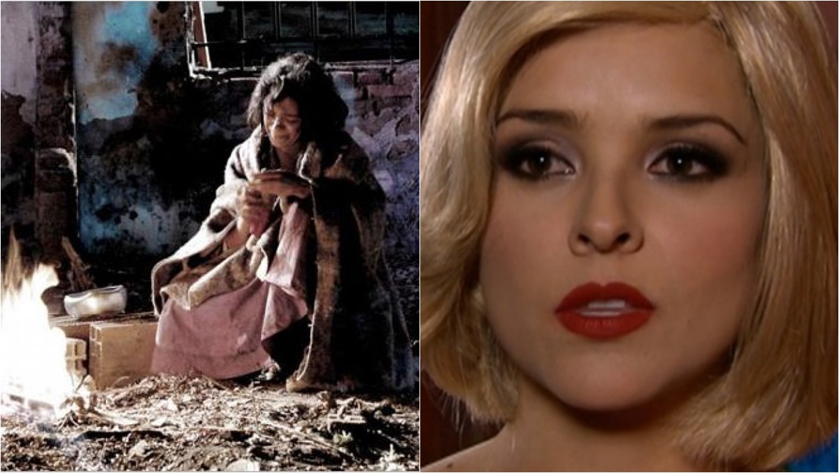 Maria comeu o pão que o diabo amaçou após a morte de Alessandro (Reprodução: Televisa S.A.)