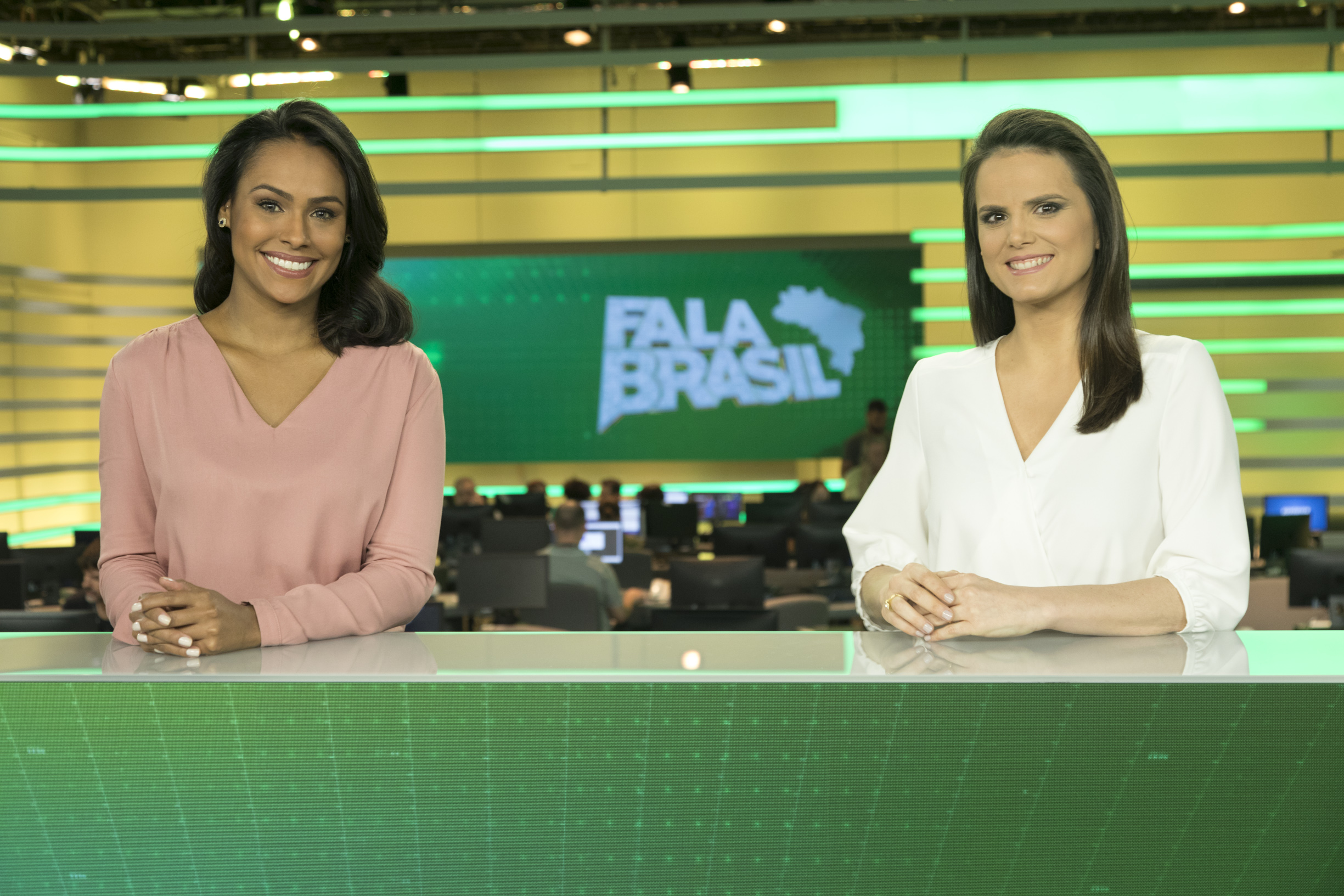 Salcy Lima e Roberta Piza no Fala Brasil