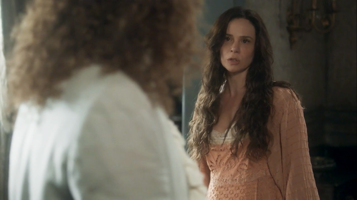 Sebastião (Roberto Cordovani) e Amália (Vanessa Gerbelli) em Novo Mundo
