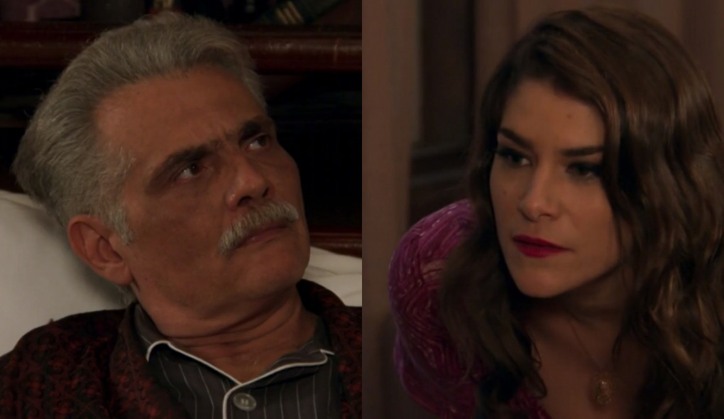 Severo (Tarcísio Filho) e Diana (Priscila Fantin) de Êta Mundo Bom!