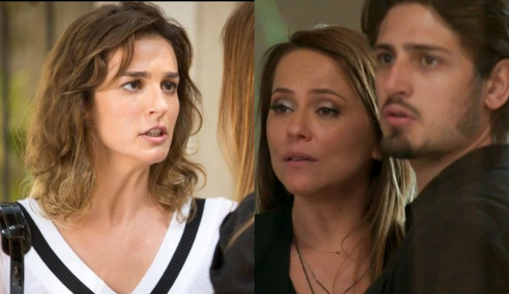 Sofia (Priscila Steinman), Rafael (Paulo Rocha) e Lili (Vivianne Pasmanter) de Totalmente Demais