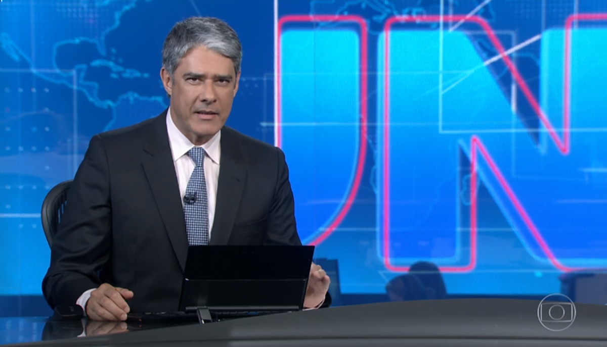 William Bonner apresenta o Jornal Nacional desde 1996 (Reprodução: TV Globo)