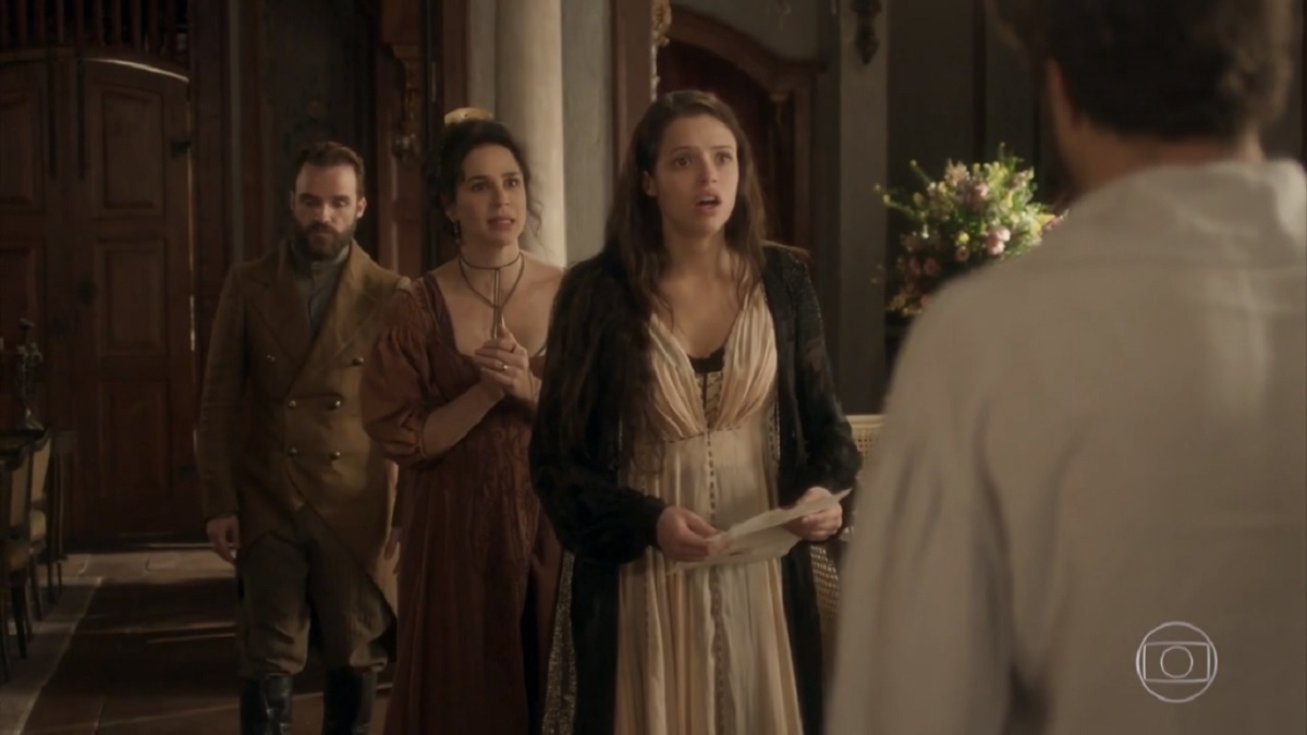 Francisco, Benedita, Domitila e Pedro, de Novo Mundo