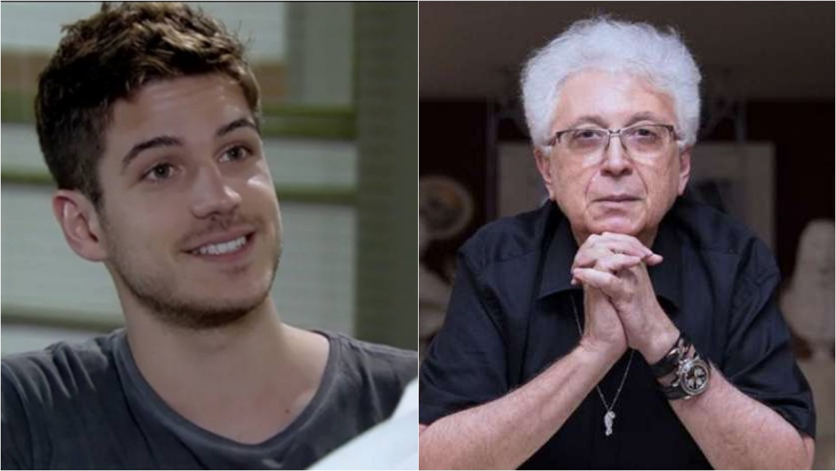 Marco Pigossi cutuca Aguinaldo Silva (Foto/Montagem)