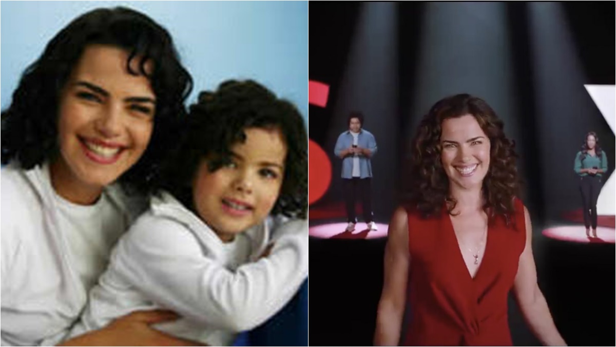 Rafaela Romolo foi sósia mirim de Ana Paula Arósio em 2004 (Foto/Montagem)