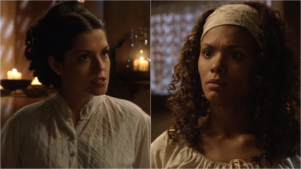 Maria Isabel arma plano contra Juliana (Reprodução: Record TV)