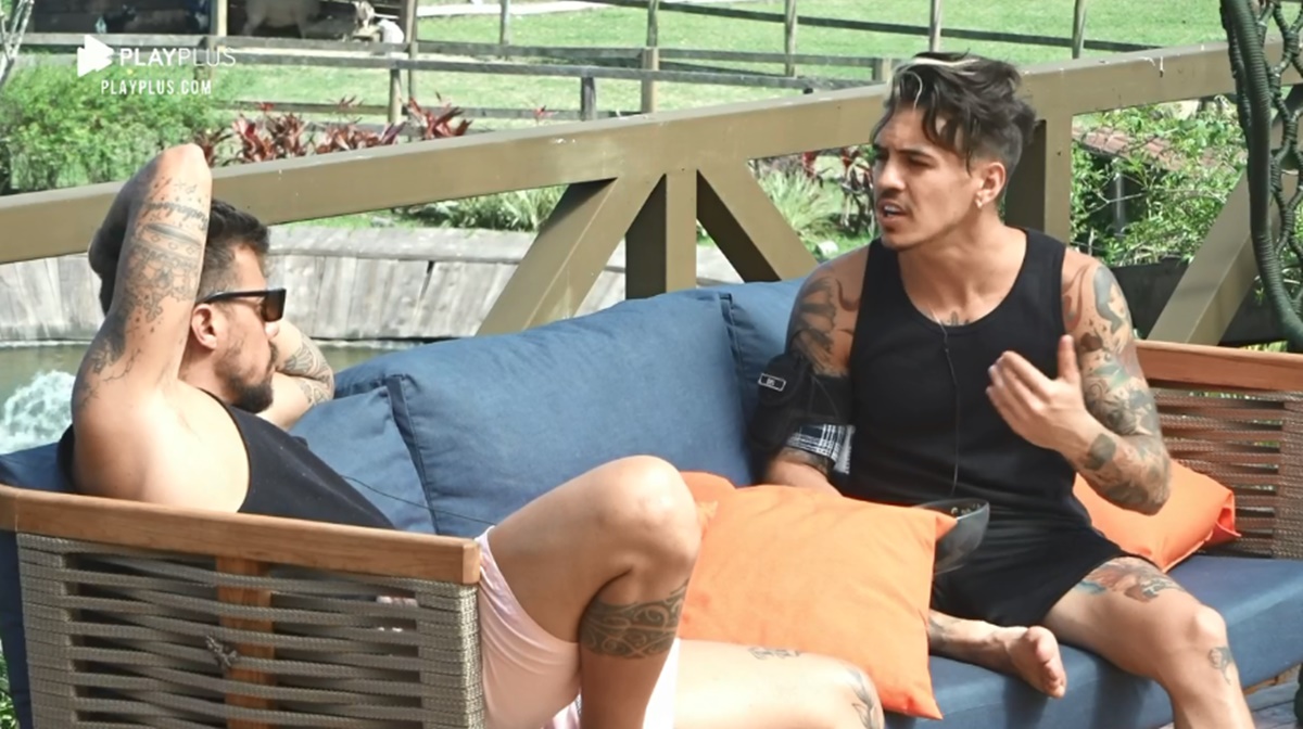 Biel faz desabafo com Lipe (Reprodução: PlayPlus)