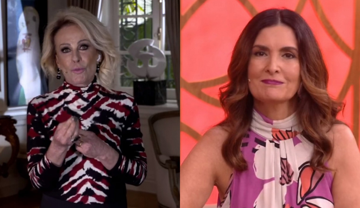 Ana Maria Braga e Fátima Bernardes no Encontro