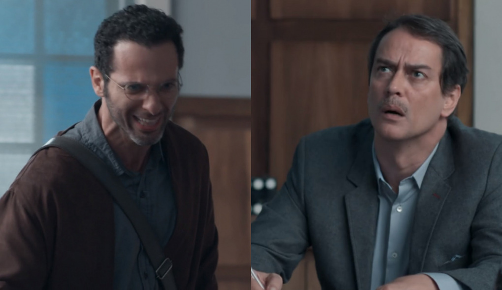 Bóris (Mouhamed Harfouch) e Edgar (Marcello Antony) de Malhação - Viva a Diferença