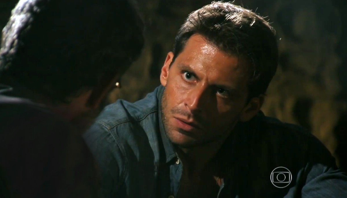 Cassiano (Henri Castelli) e Duque (Jean Pierre Noher) em Flor do Caribe