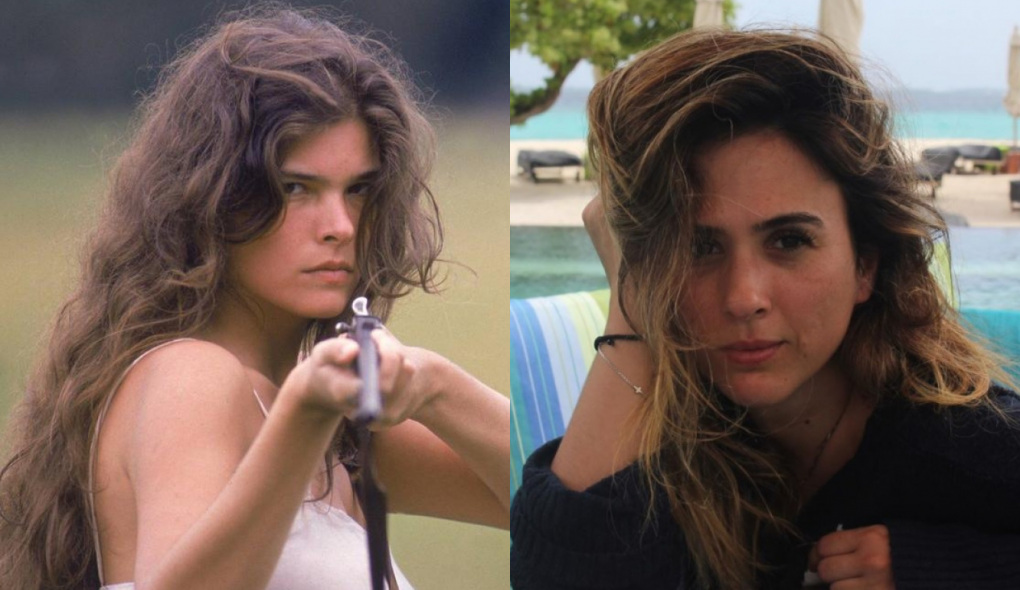 Cristiana Oliveira como Juma, de Pantanal, e Tatá Werneck
