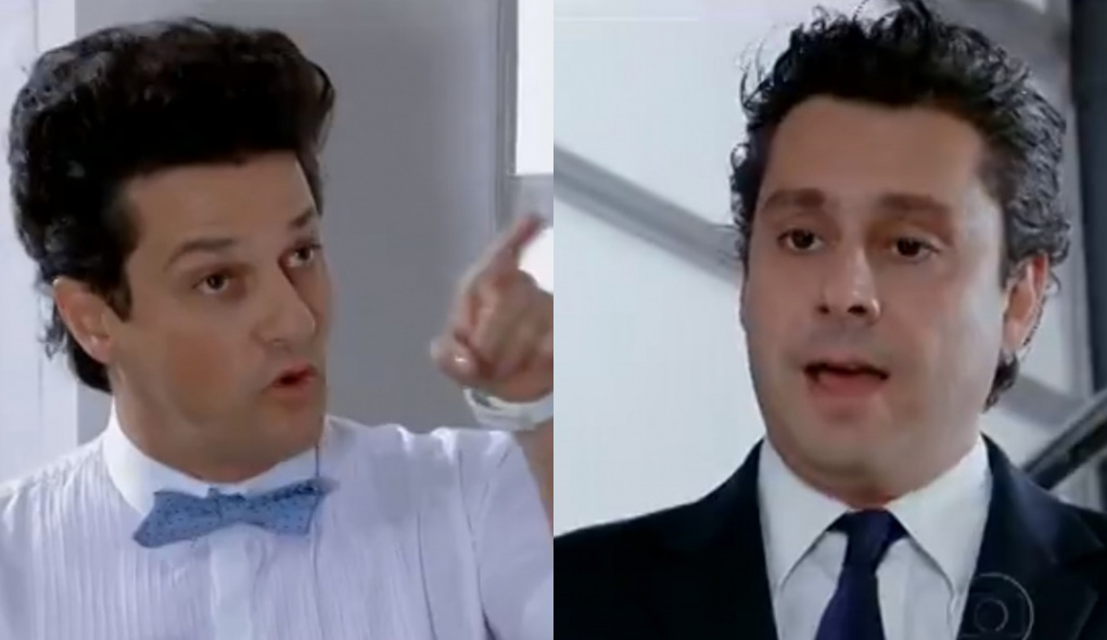 Crô (Marcelo Serrado) e Baltazar (Alexandre Nero) de Fina Estampa
