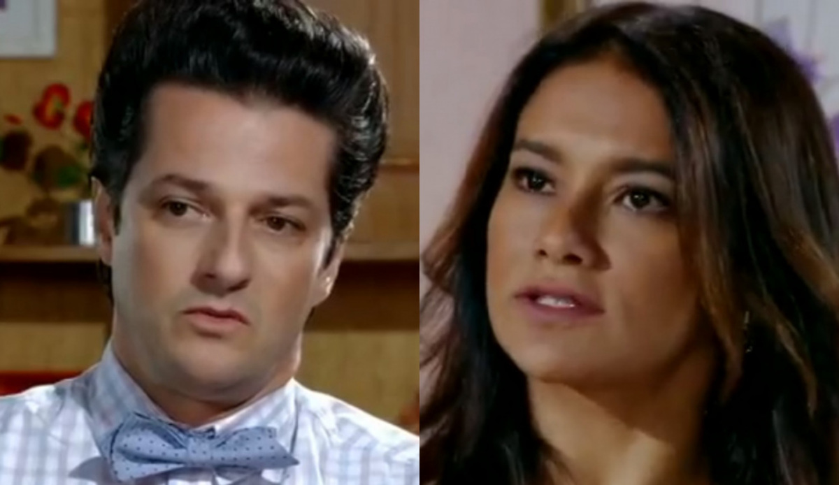Crô (Marcelo Serrado) e Celeste (Dira Paes) de Fina Estampa